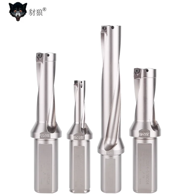 

SP U Drill With Inserts SPMG 2D 3D 4D 5D SP Indexable Bits Violent Drilling Tool Lathes CNC Flat bottom Water Jet Flat Bottom