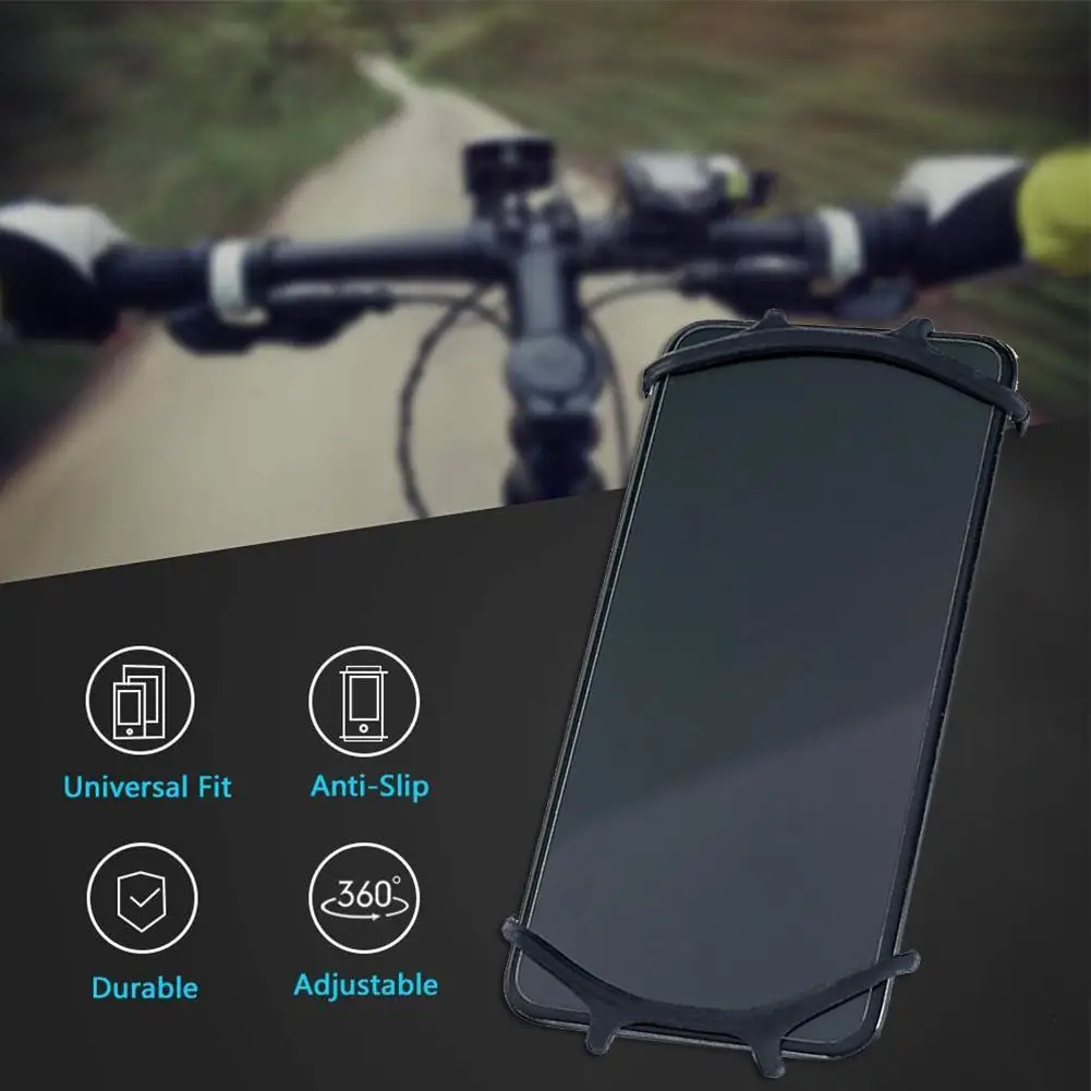 Fahrrad-Handyhalterung für SRAM Garmin, Fahrrad-Telefonhalter, Silikon-Handyhalterung für Motorräder, Stoßfest