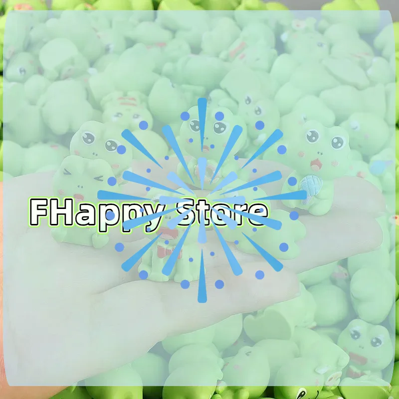 10PCS Funny Holiday Frog Animal Car Decoration Resin Craft Miniature Figure Tiny For Bonsai Microlandscape Fairy Garden Decor