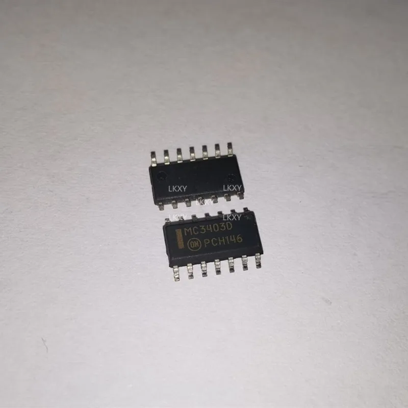 10pcs/lot MC3403DR2G MC3403DR MC3403 3403  IC OPAMP GP 4 CIRCUIT 14SOIC