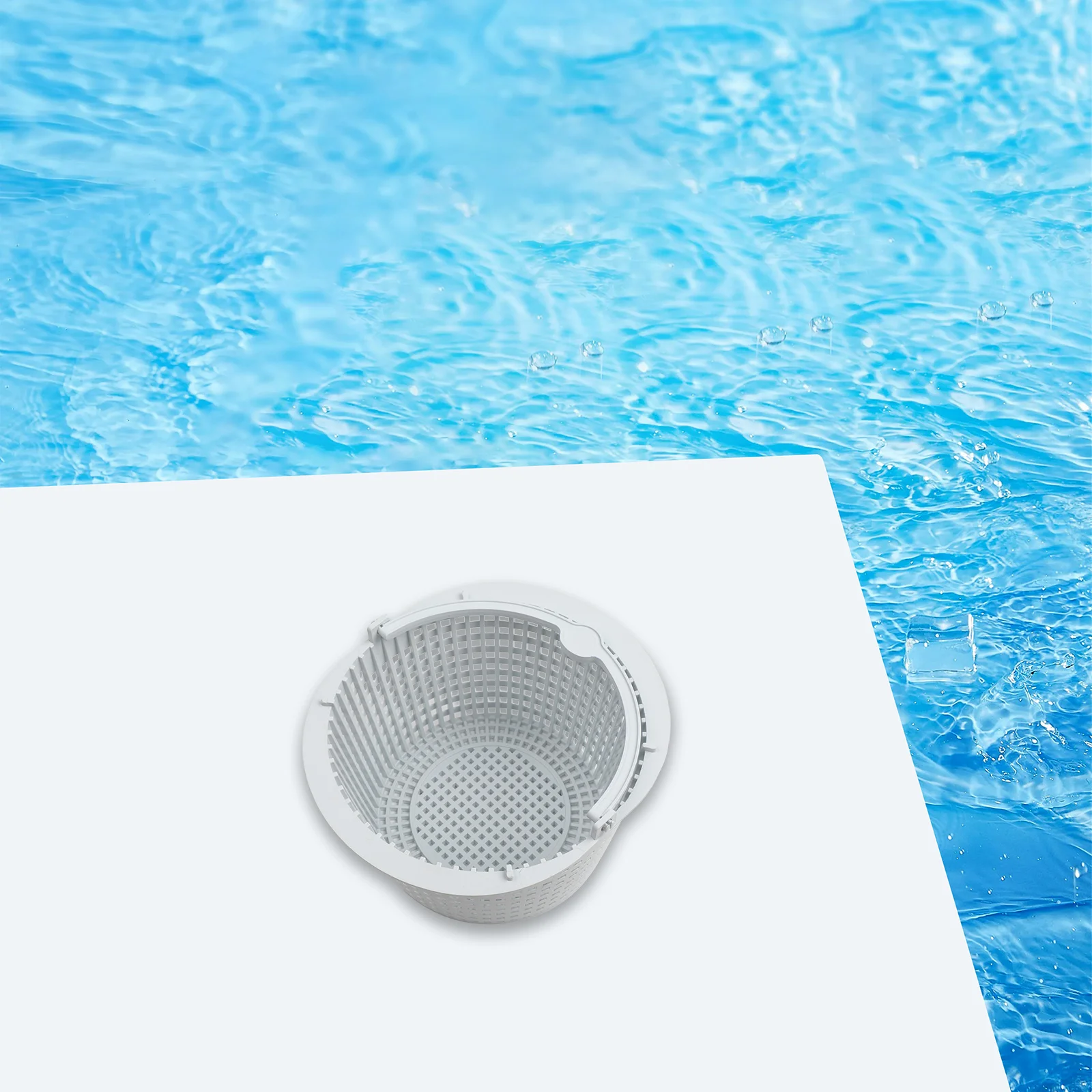 Skimmer Filter For Pool Cleaning 16.5 9.5 12cm Skimmer Filter Basket Compact Size For Pool Optimal Performance