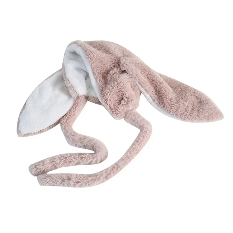 Giapponese Sweet Loppy Bunny Eared Rabbit Cap Lolita Paraorecchie Soffici Cappelli invernali caldi in pile MN1
