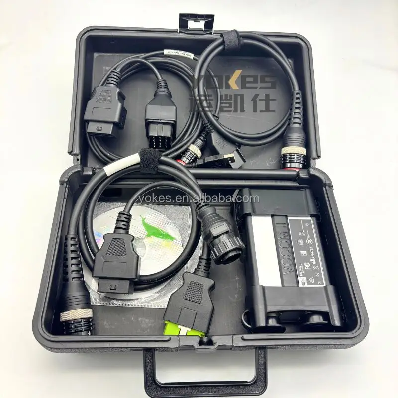 Диагностический инструмент VOCOM 2, сканер неисправностей двигателя, блок связи II, детали экскаватора 88894000 для VOLVO