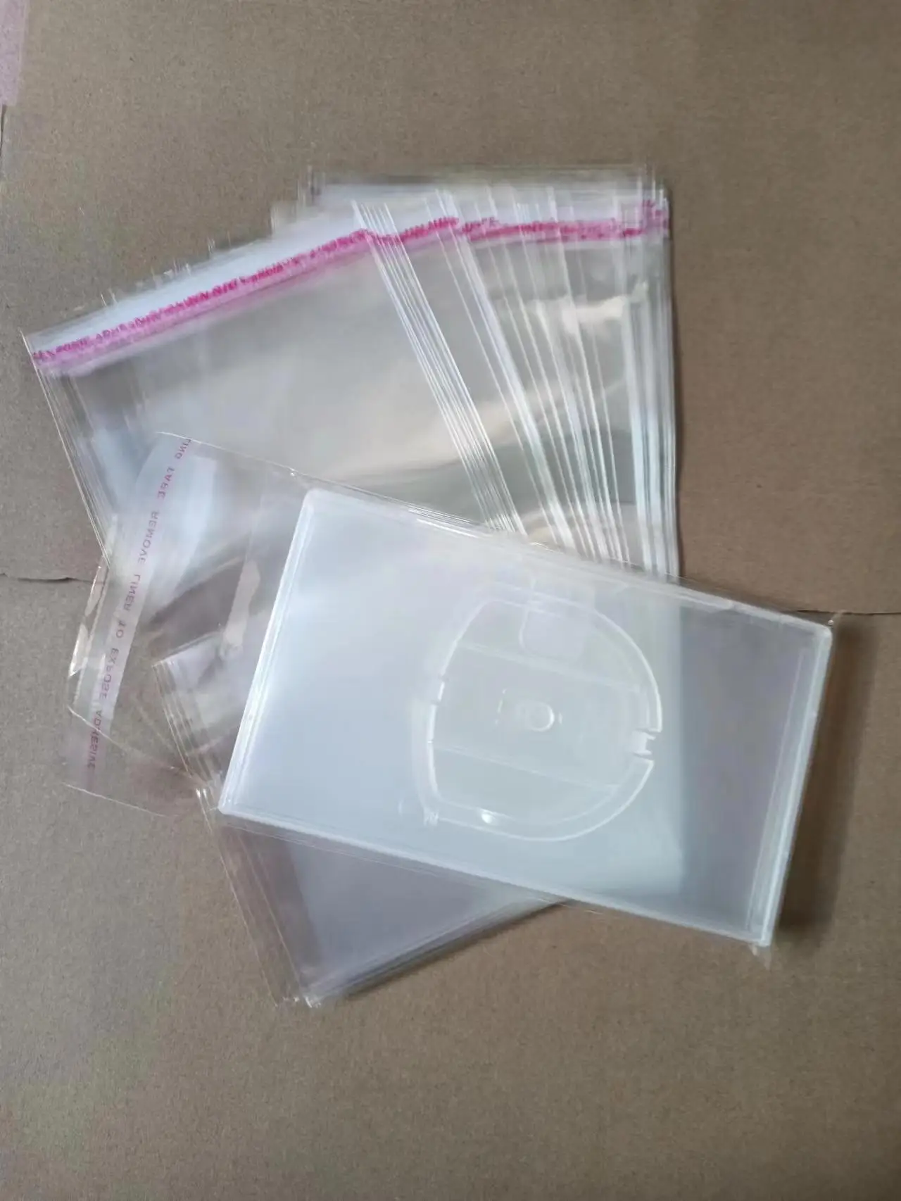 ZUIDID 10PCS wholesale Clear Plastic box cover For PSP UMD box protection bag dust-proof bag