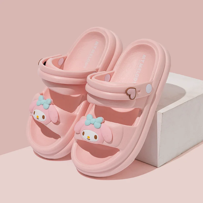 Zapatillas de verano para niños, sandalias cómodas de suela blanda Eva, zapatos planos para interiores, zapatos de playa para exteriores, chanclas