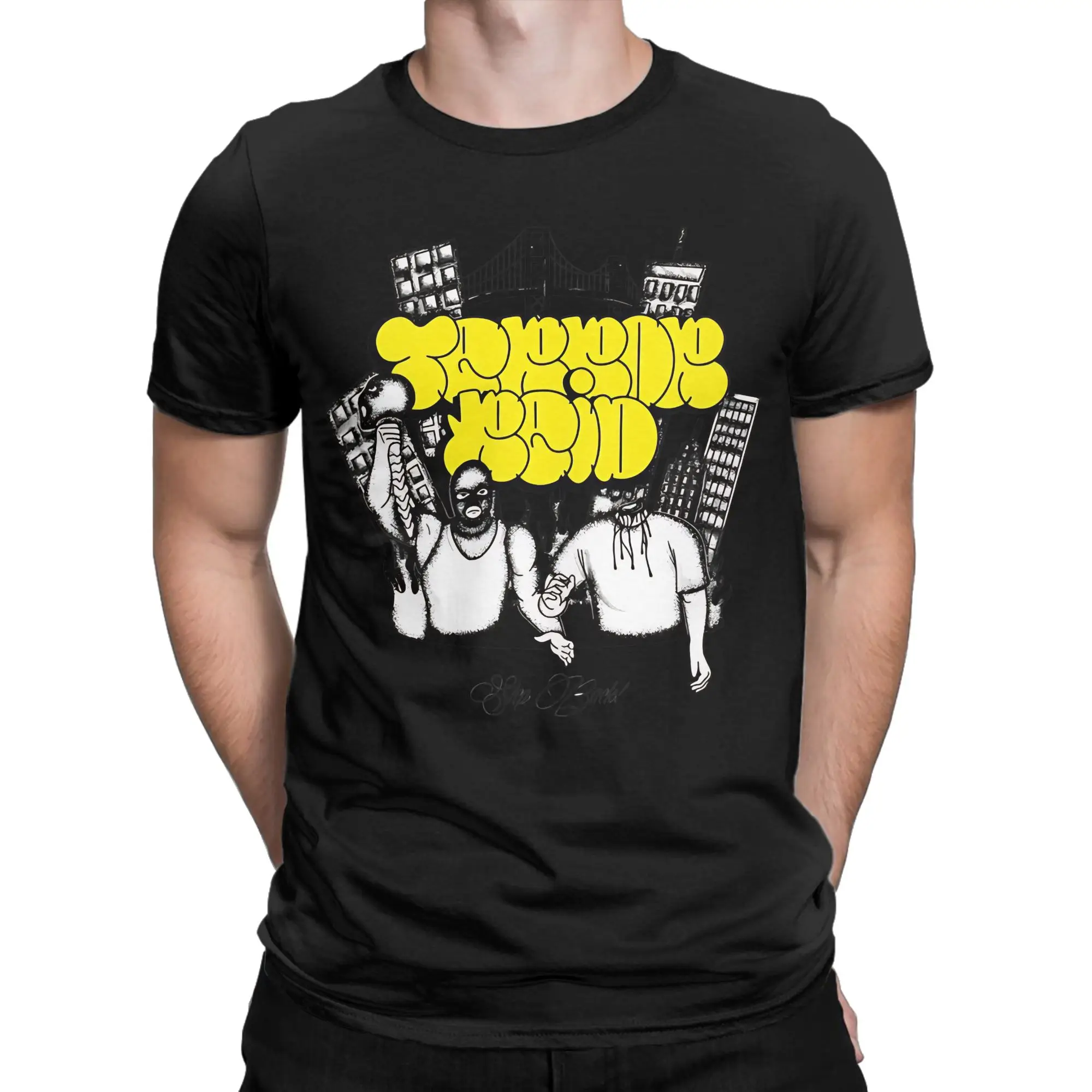 Vintage band  Funny Graphic 100% Cotton T-Shirt T-Terror Reid Tops Tees For Men