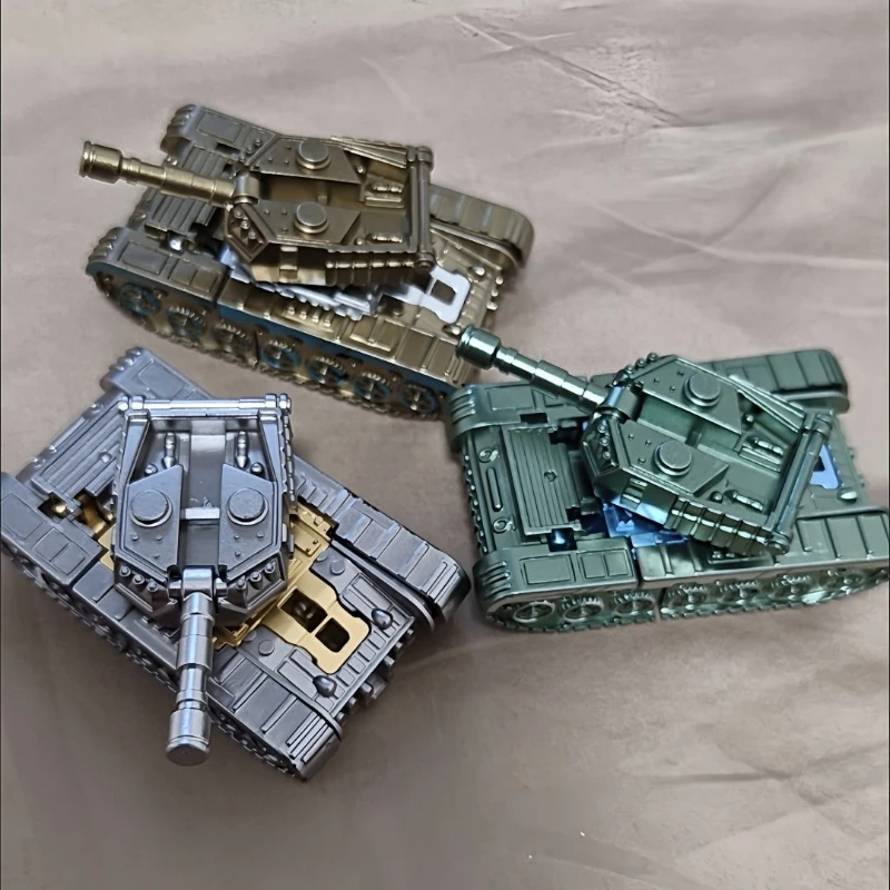 3 個のタンク変身ロボットフィジェットスピナーおもちゃ学生、実践者抗ストレス耐圧おもちゃ減圧ギフト