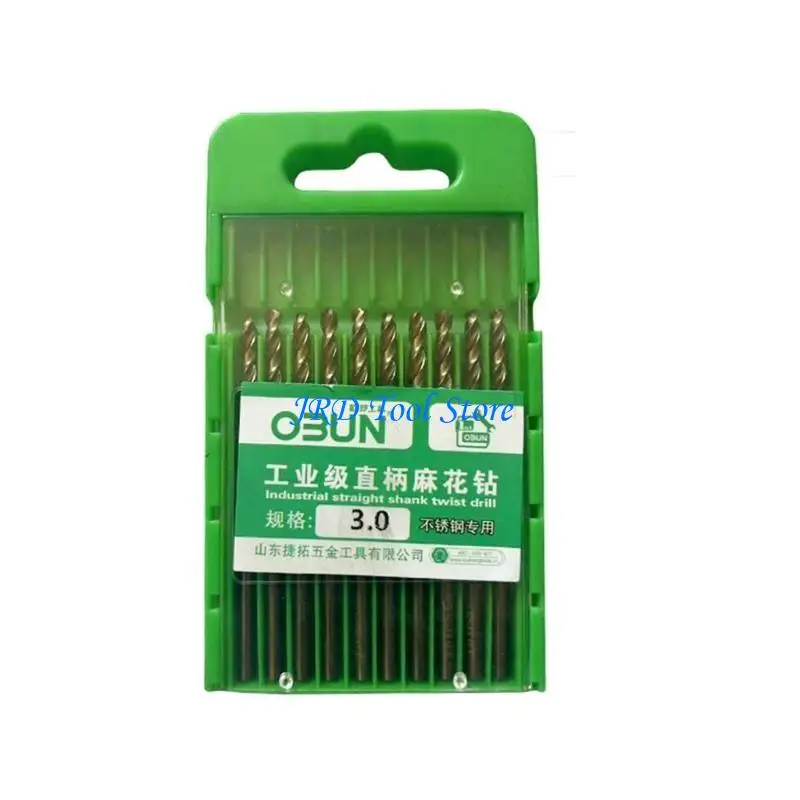 A2UD 산업 M35 코발트 스틸 비틀기 경도 작업을위한 드릴 비트 10pcs/5pcs