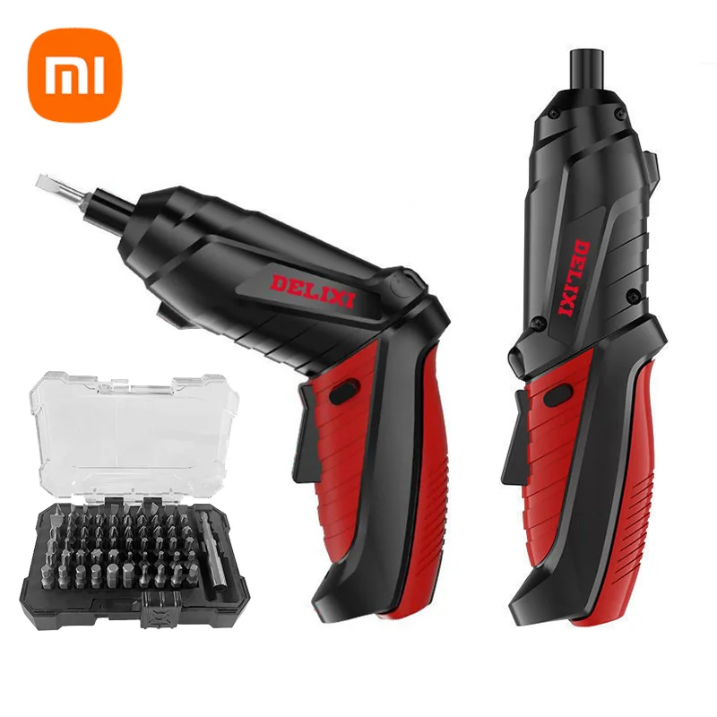 Xiaomi DELIXI Electric Screwdriver Multi-function Electric Drill Rechargeable Cordless Screwdriver Drill Screw Driver Power Tool