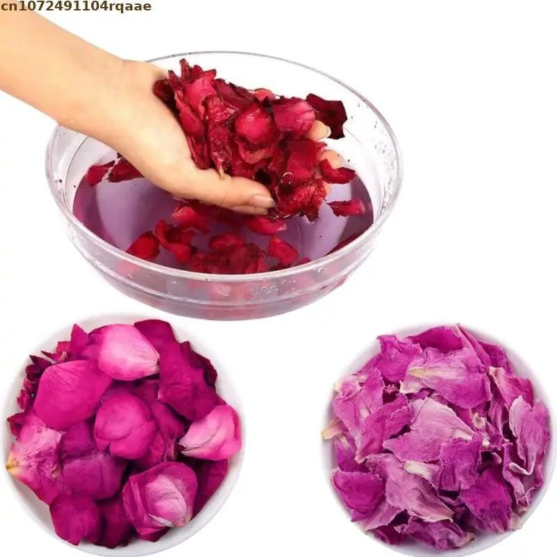 High Quality Natural Rose Petals Dried Flower Essence Used For Bath Beauty Soap Candles Wedding Party Decoration Flower Petals