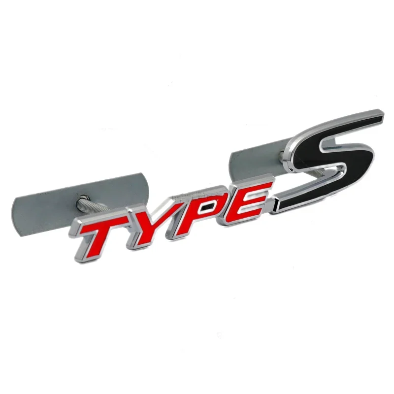 3D Metal Car Front Grill Emblem Auto Badge Sticker Decals For Honda Type S Y Sport Logo Civic Accord Crv Hrv Car Accessories