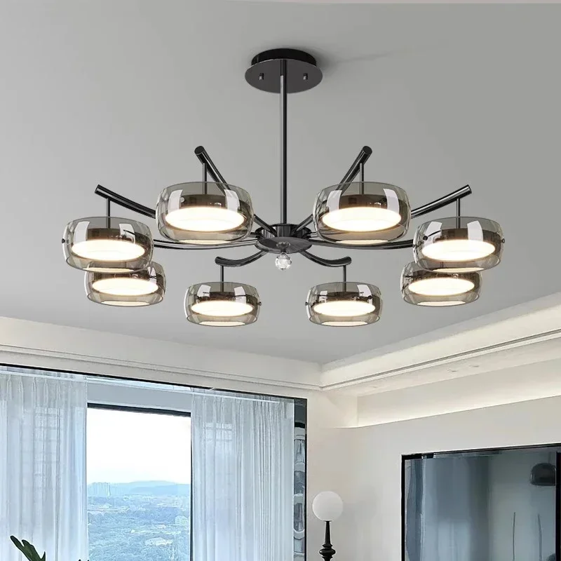 Nordic Minimalist Ceiling Chandelier for Dining Living Room Center Table Bedroom Pendant Lamp Home Decor Luster Lighting Fixture
