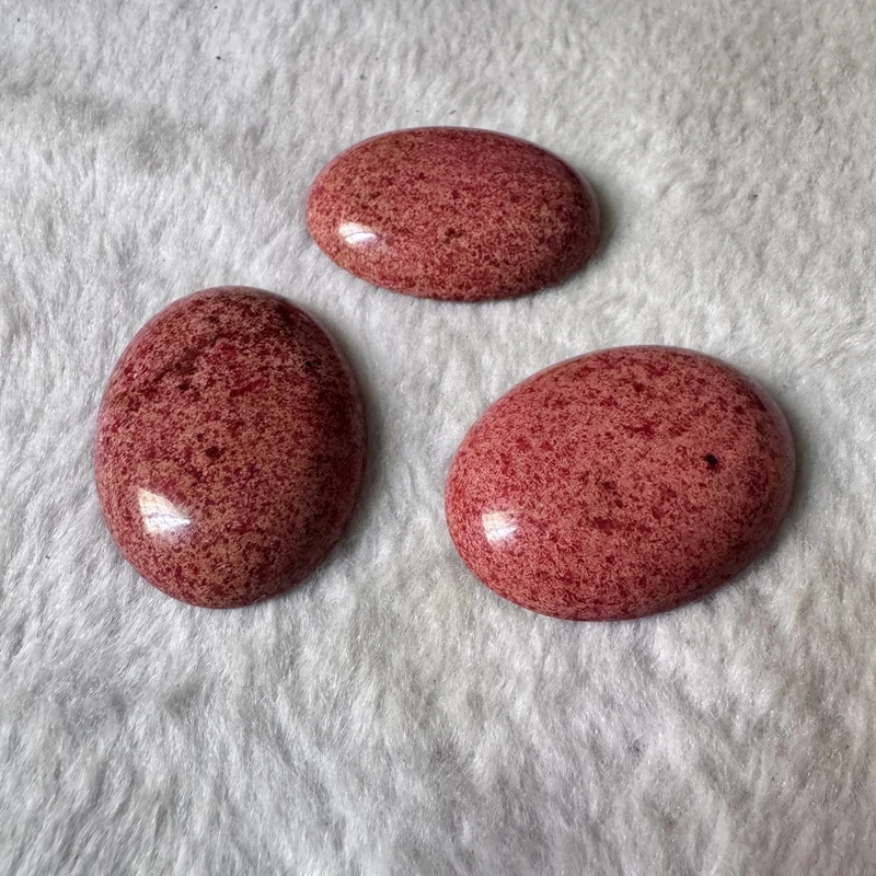 Wholesale 2pcs/lot Red Imperial Jasper Bead cabochon 30x40mm Oval Gemstone Cabochon Pendant,Ring Face