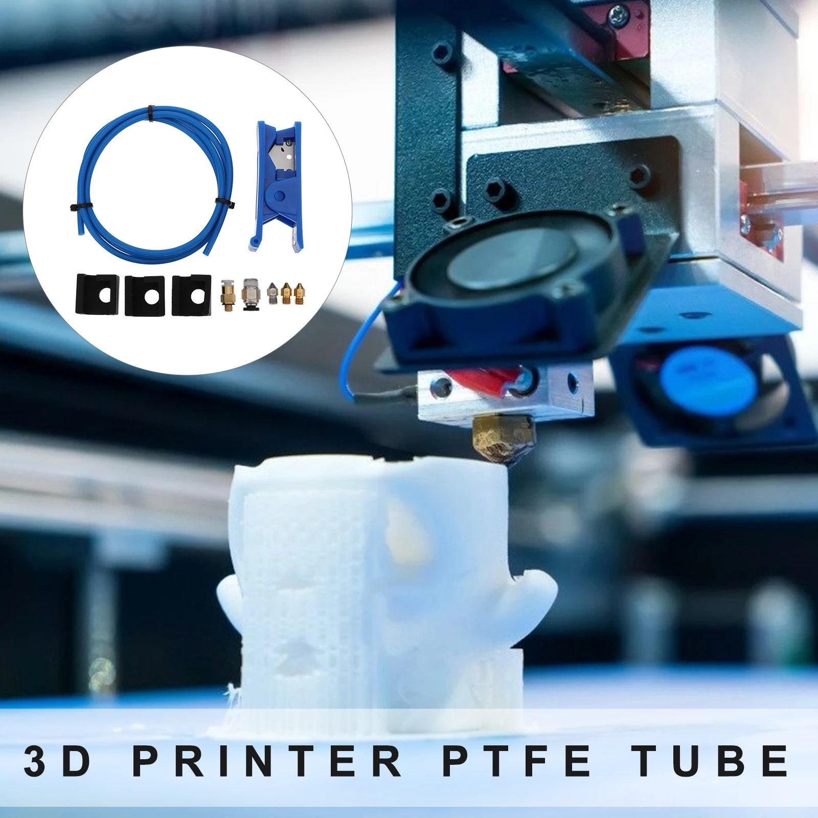 

1 set 3D Printer PTFE Tube Silicone Sleeve Sturdy Silicone Sleeve 3D Extruder Nozzle Printing Ptfe Tube Parts