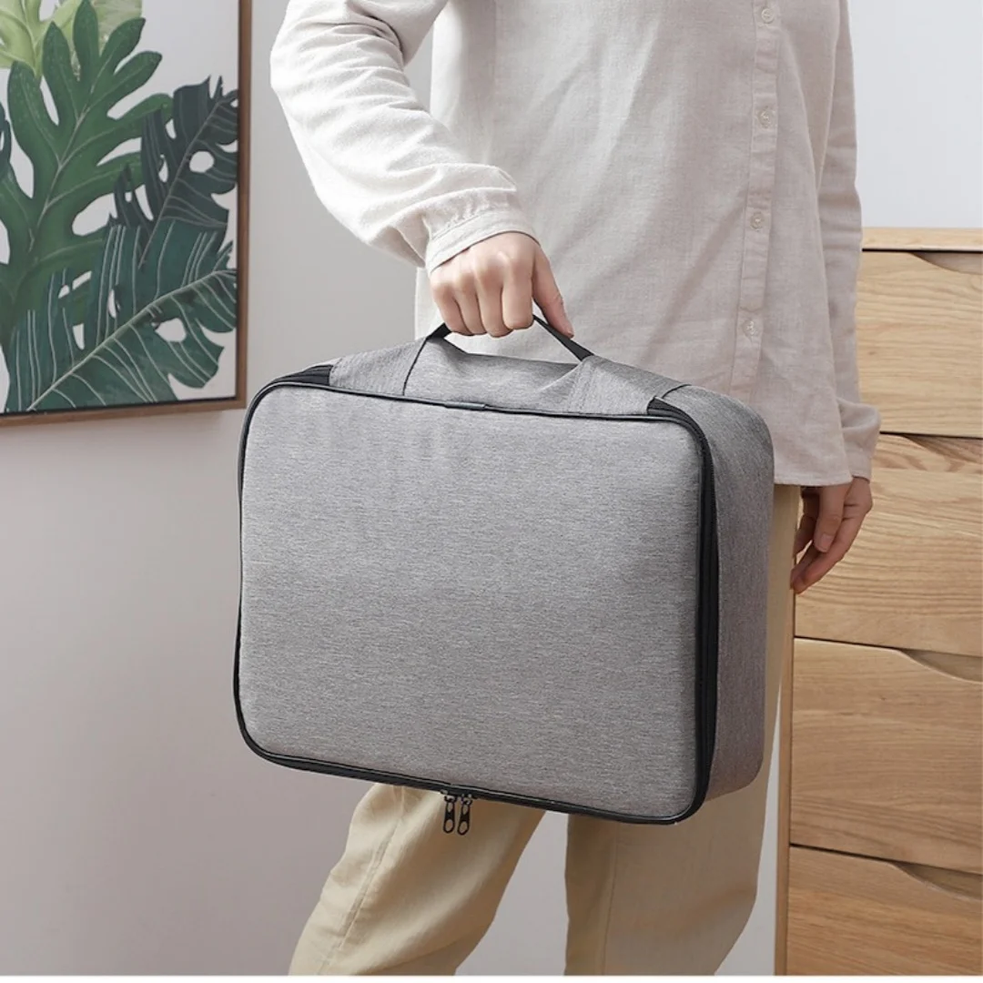 Multifunctional Waterproof Travel Organizer Zipper Bag for Documents, Passport, and Password Storage