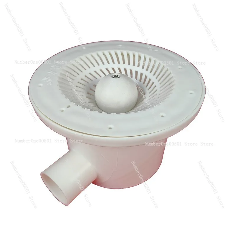 A042 Fish Shrimp Toilet with 80 Bio Balls Bottom Drain Filter for High Density Aquaculture