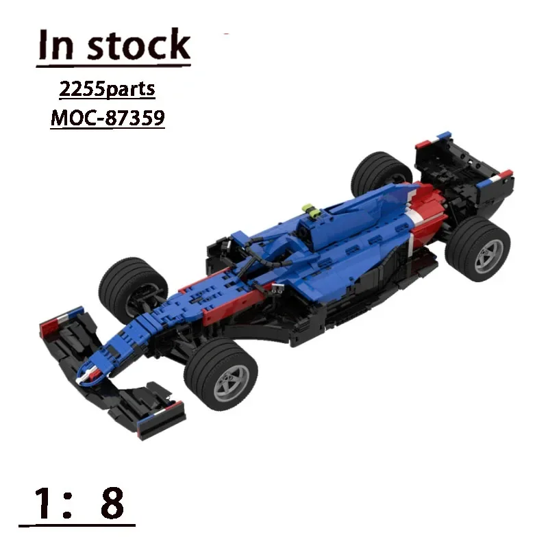 

MOC-87359 формула Super Racing F1 A521 гоночный автомобиль в сборе строчка модель строительного блока MOC креативный подарок на день рождения для детей