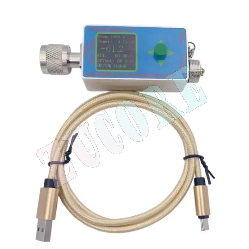 RF Power Meter V7 N- Type-C USB High Performance Full-Band RF Circuit Development Network Serial Communication
