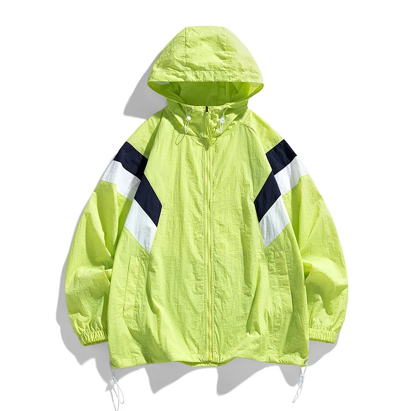 High Quality Sunscreen Clothing Summer Outdoor Jogging Sports Fitness Quick Drying Top Men's Mountaineering Lightweight Jacket