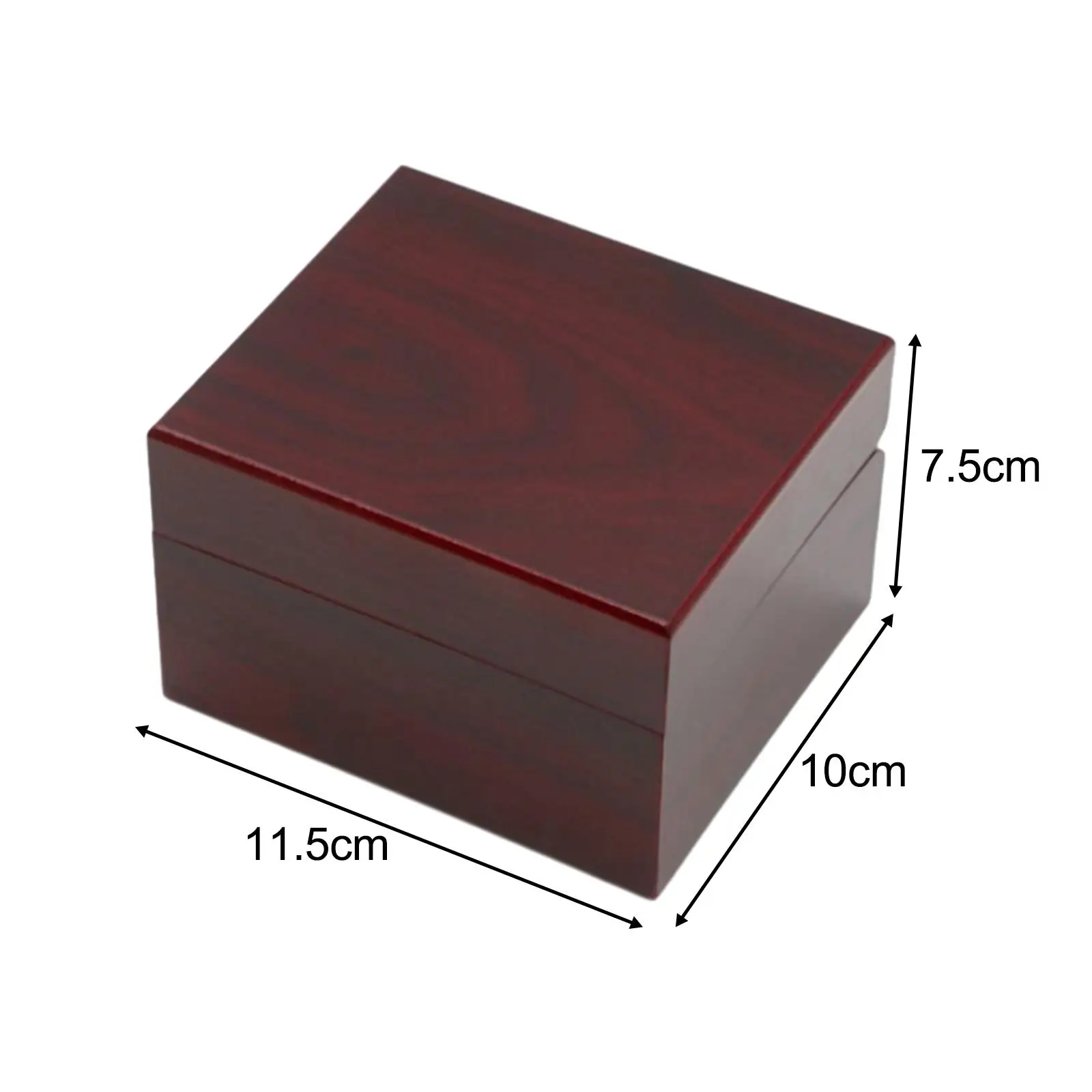 Single Watch Storage Box Wood Jewelry Box for Men Durable Jewelry Organizer