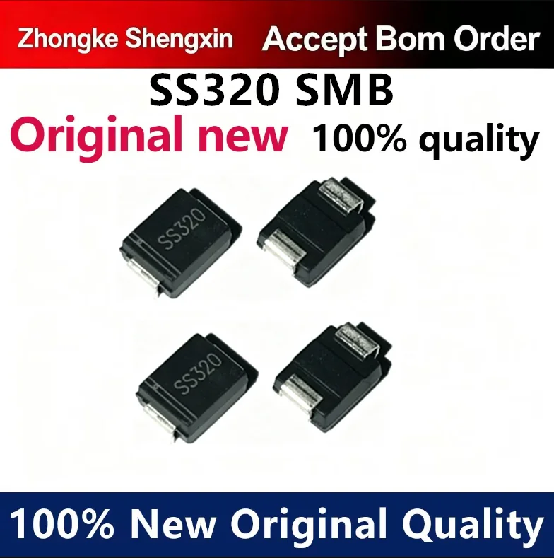 （5pcs-10pcs）Brand new original SS320 patch Schottky diode SR3200 3A200V SMB package