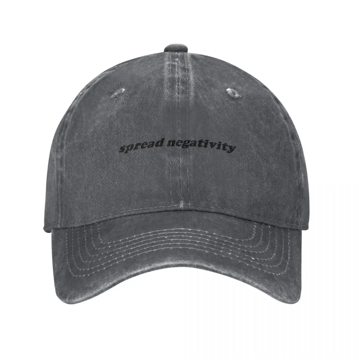 

Spread Negativity Baseball Cap Hat Beach Kids Hat Golf Wear Men Women's