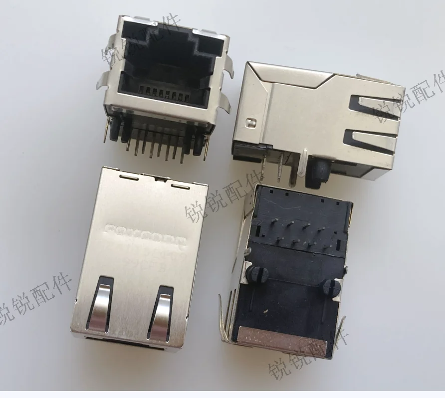 For  JFM24110-2109-4F Foxconn RJ45 socket Gigabit 8P network interface socket connector