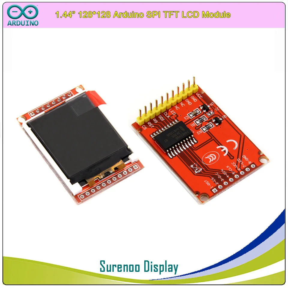 Imagem -03 - Polegadas Série Spi Tft Lcd Display Módulo Tela St7735s Ili9225g Placa de Acionamento para Arduino Uno Mega2560 Stm32 1.441.82.0-2.2