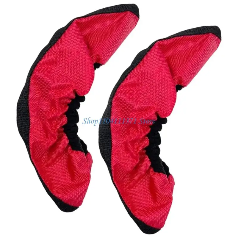 P9FC واقيات شفرة التزلج على الجليد القابلة للتعديل، واقيات من القماش المتين، مقاس عالمي للأطفال والكبار، التزلج على الجليد #5