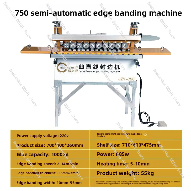 Saw Source Edge Banding Machine 750 Curved Edge Banding Machine Saw Table Mini Woodworking Edge Banding Machine