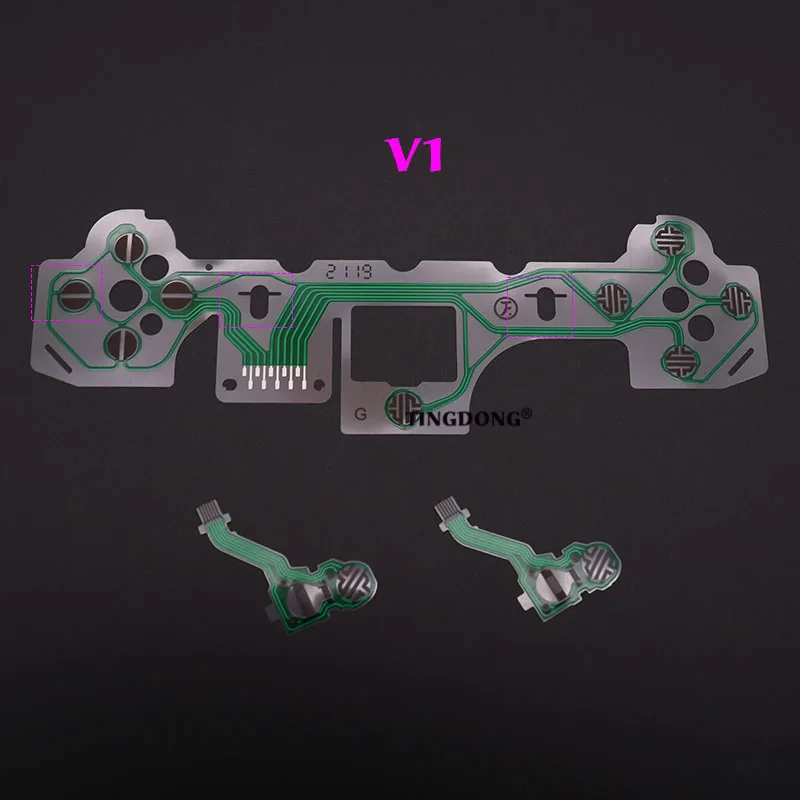 1PC Original For PS5 Button Ribbon Circuit Board Conductive Film for PS5 V1 V2 V3 Controller  Keypad flex Cable