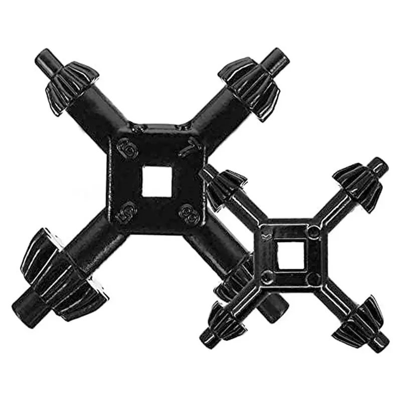 

A04G-2Pcs 4-In-1 Drill Chuck Key Set For Electric Drills, Sizes 3/8, 1/2, 3/4, 1 Inch, Enhanced & Control