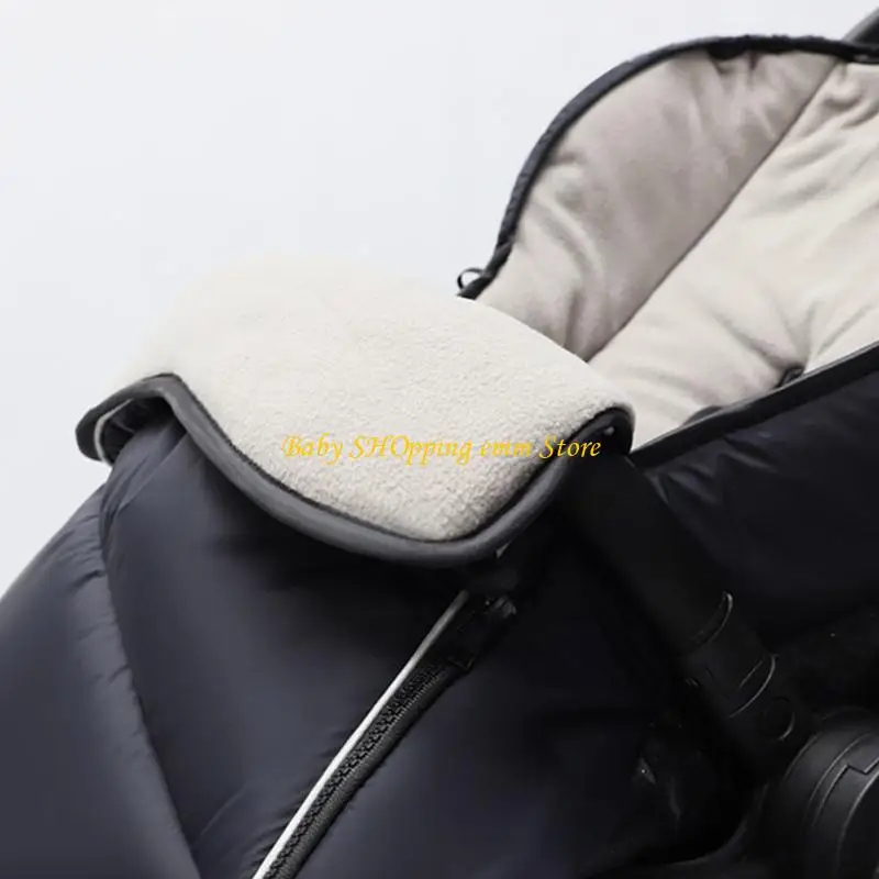 

23GD Baby Pram Footmuff Winter Outdoor Infant Pram Bunting Bag Splashproof Windproof Sleeping Bag for Toddler Pushchair