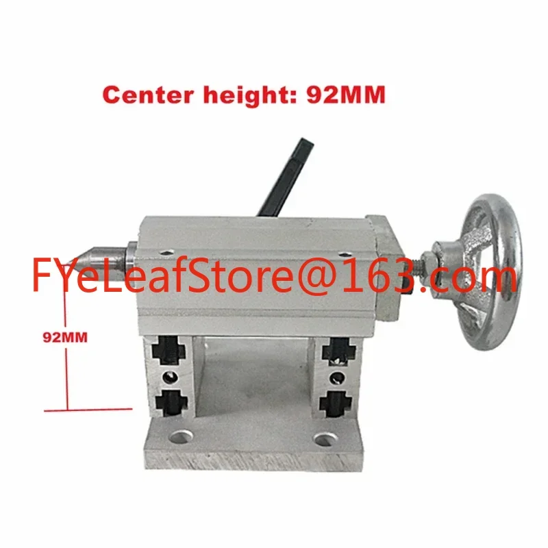 

CNC tailstock for 4 Axis MT2 Rotary Axis Lathe Engraving Machine Chuck