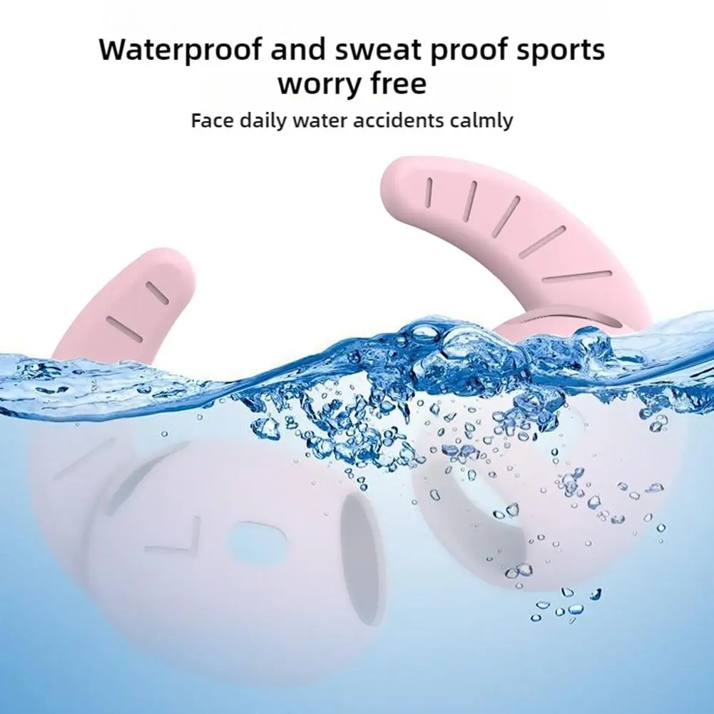 Copertura per auricolari in silicone Auricolari antiscivolo Suggerimenti per Airpods4 Auricolari Auricolari Custodia morbida per auricolari G0z4