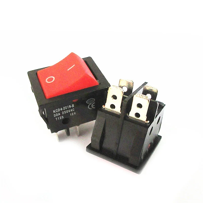 

(2 шт.) переключатель сварочного аппарата, источник питания, переключатель 30A T8555, тип KCD4 без лампы, 4-контактный, 2 шестерни, 25*31 мм