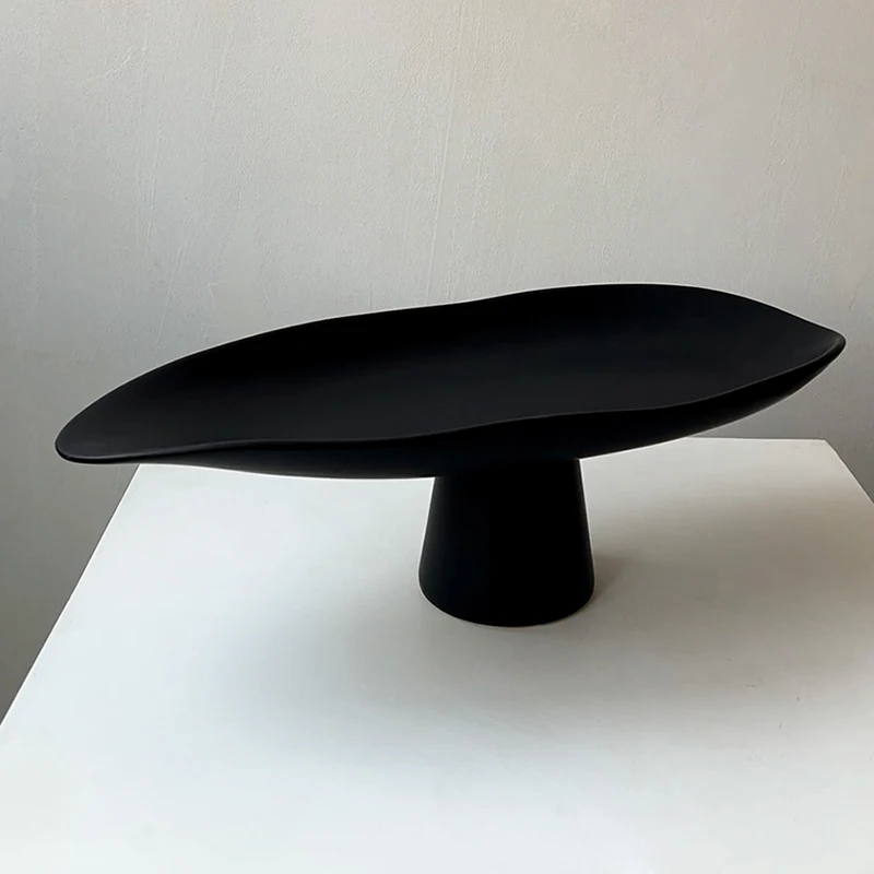 

Итальянский простой обеденный стол, украшение для дома, поднос для хранения журнального столика в гостиной, украшение для фруктовой тарелки на высоких ножках