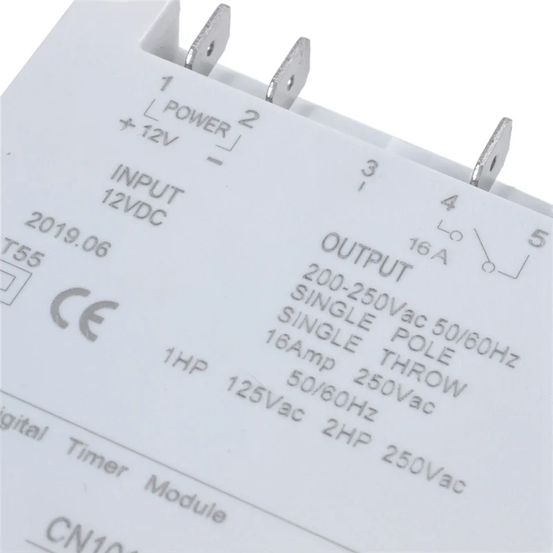 

6X DC 12V Digital LCD Power Programmable Timer Time Switch Relay 16A Amps-AT36