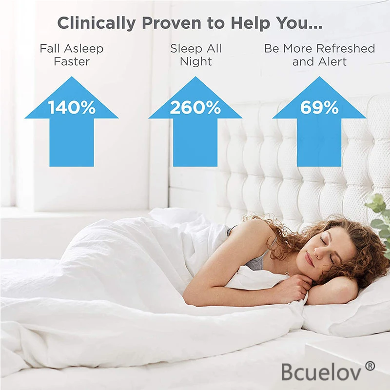 Bcuelov Natural Sleep Support Capsules - Non-Habit-Forming, Melatonin + GABA + Ashwagandha for Deeper Sleep & Relaxation