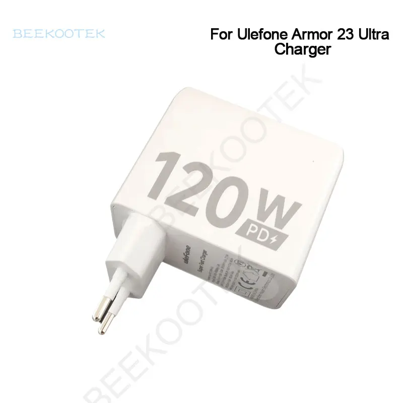 New Original Ulefone Armor 23 Ultra Charger Official Super Fast Charging Adapter USB Cable Data Line For Ulefone Armor 23 Ultra