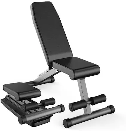 Form 5-in-1 Weight Bench, Adjustable & for Bench Press, Strength Training and Full Body Workout. Perfect for Dumb