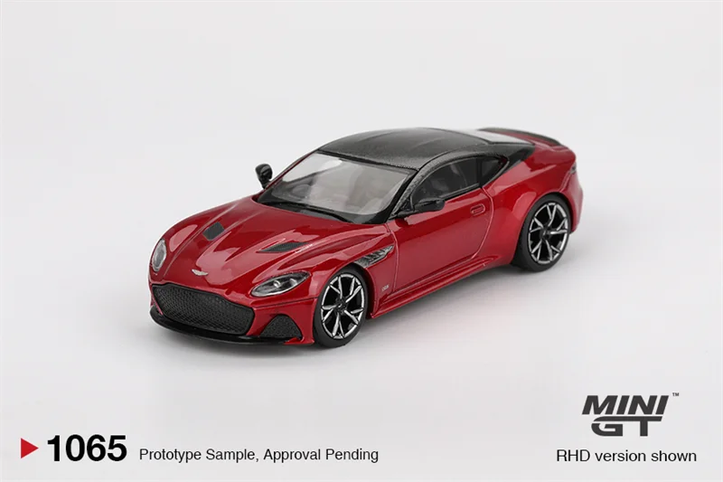 

MINI GT 1:64 DBS Hyper Red 1065 Diecast Model Car