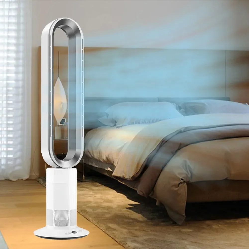 Smart Electric Power wifi Remote Control fan air cooling sleep nature wind tower table Bladeless fan for bedroom