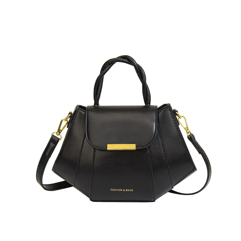 KK High End Handbag, Fashionable And Minimalist Shell Bag, 2024 New Popular Splicing Design, Single Shoulder Crossbody Bag