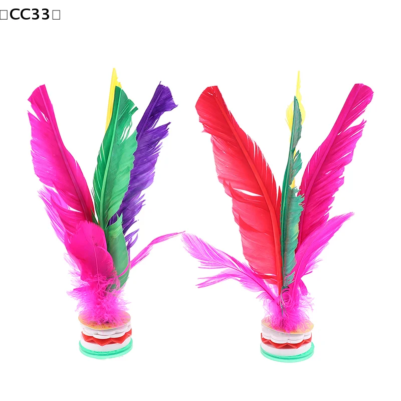 2 Stück China Jianzi Fancy Shuttlecock Fitness-Unterhaltung für körperliche Übungen〔CC33〕
