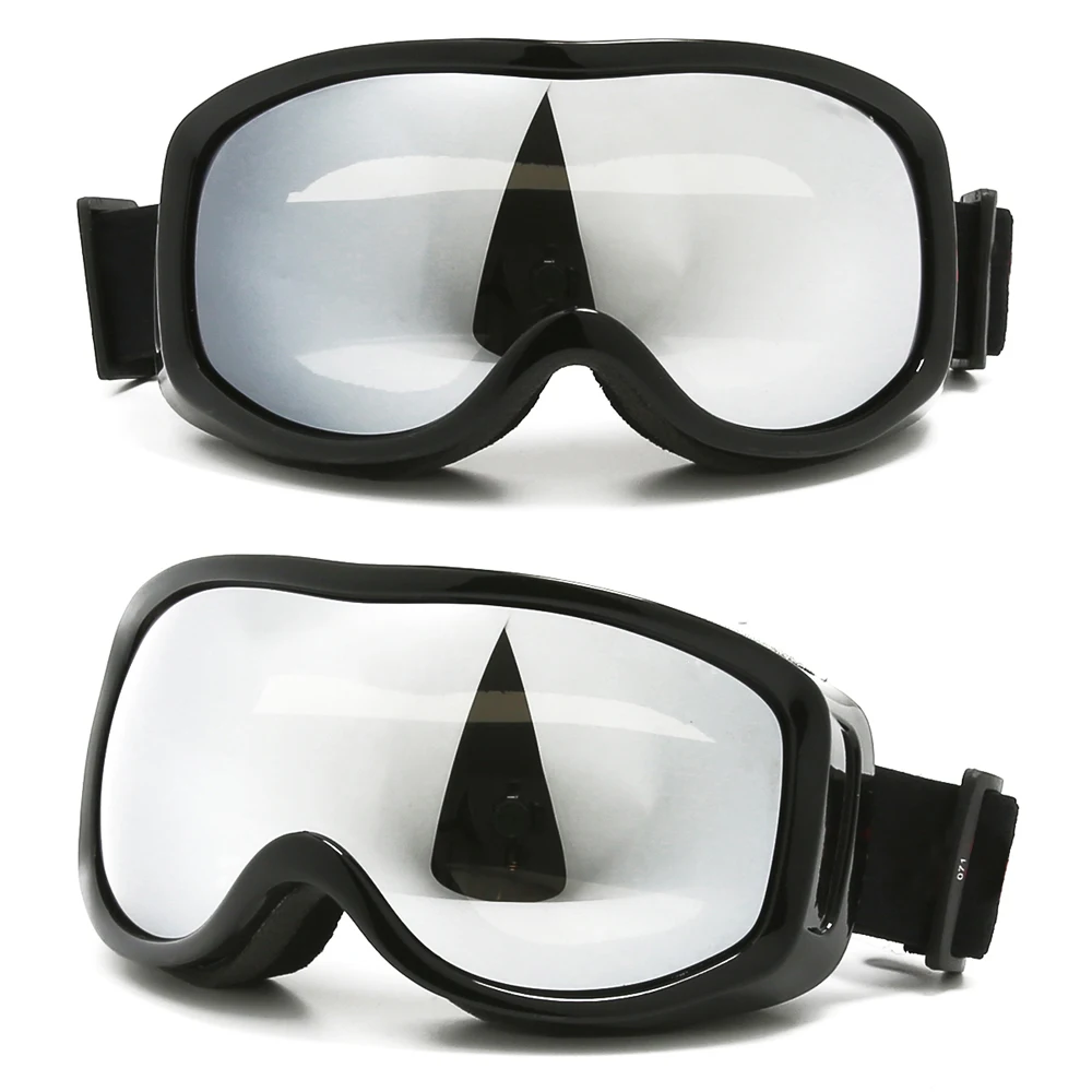 Unisex Ski Goggles with Single-Layer Lens, Impact-Resistant, UV400 Protection