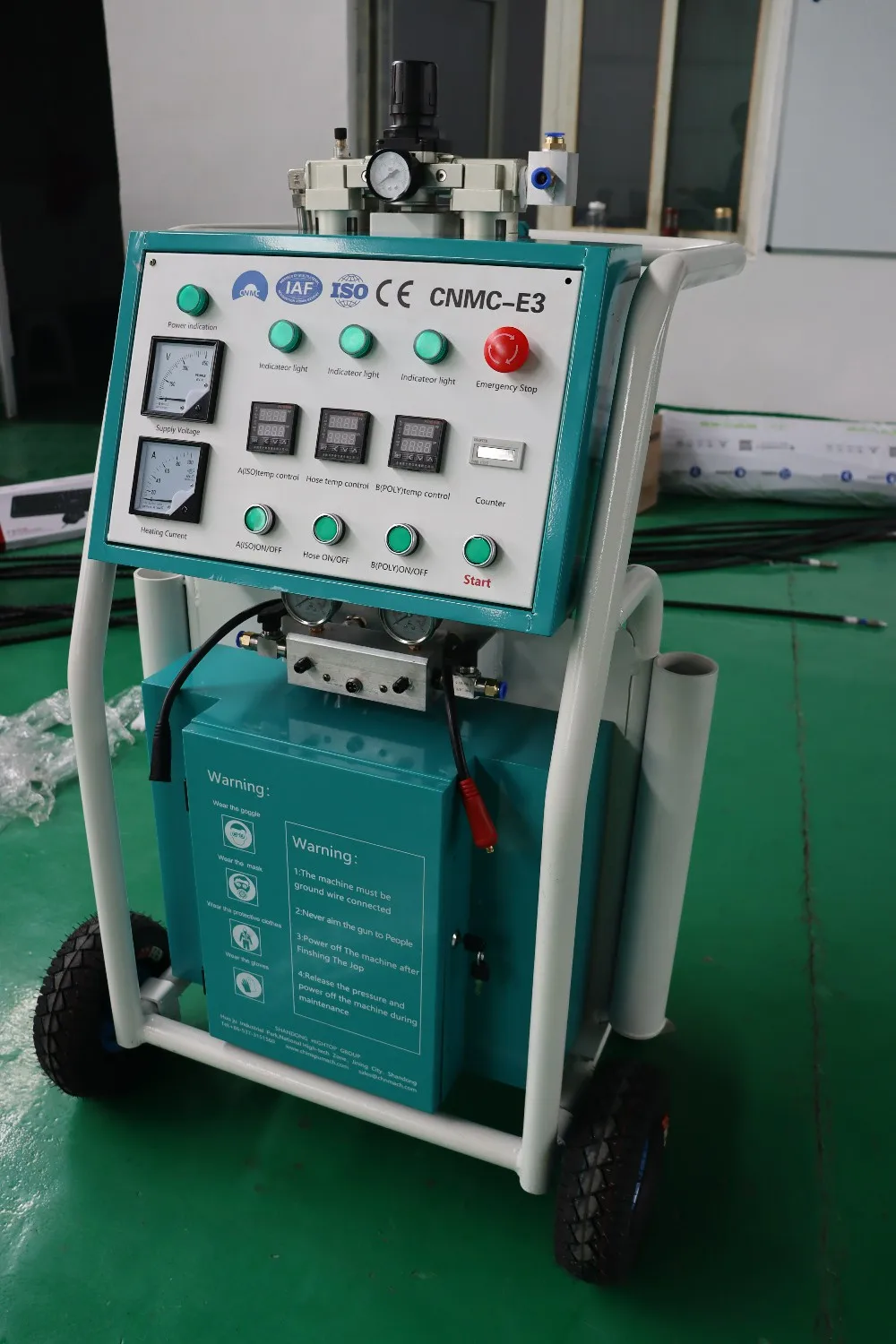 

Pneumatic 110V/220V380V Pneumatic Polyurethane Spray Foam Machine CNMC-E3 Factory Price Wall Insulation