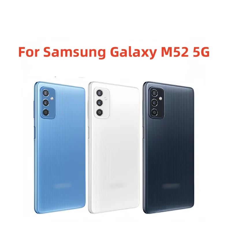 

Back Glass Replacement for Samsung Galaxy M52 5G SM-M526BR SM-M526BR/DS SM-M526B SM-M526B/DS Back Cover Rear Housing