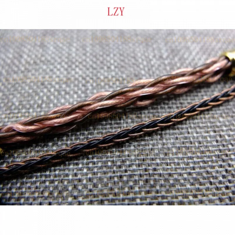 95new DIY لسوني كيمبر كابل سلك مُعاد تركيبها التوازن 8-سلك مضفر كابل 3.5 مللي متر جاك 10 سنتيمتر