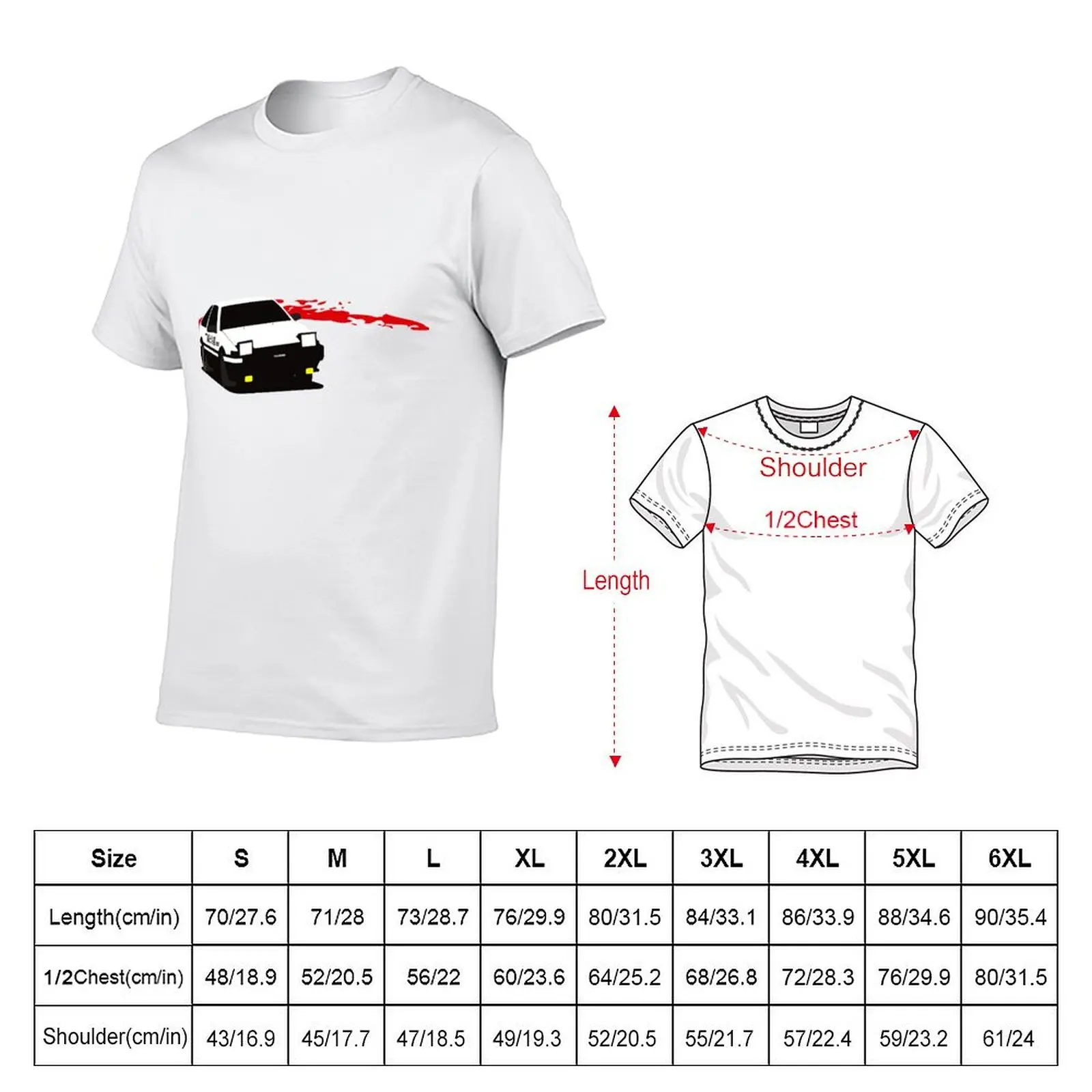 InitialD T-Shirt anime t shirts for man man t shirts for men T-Shirt